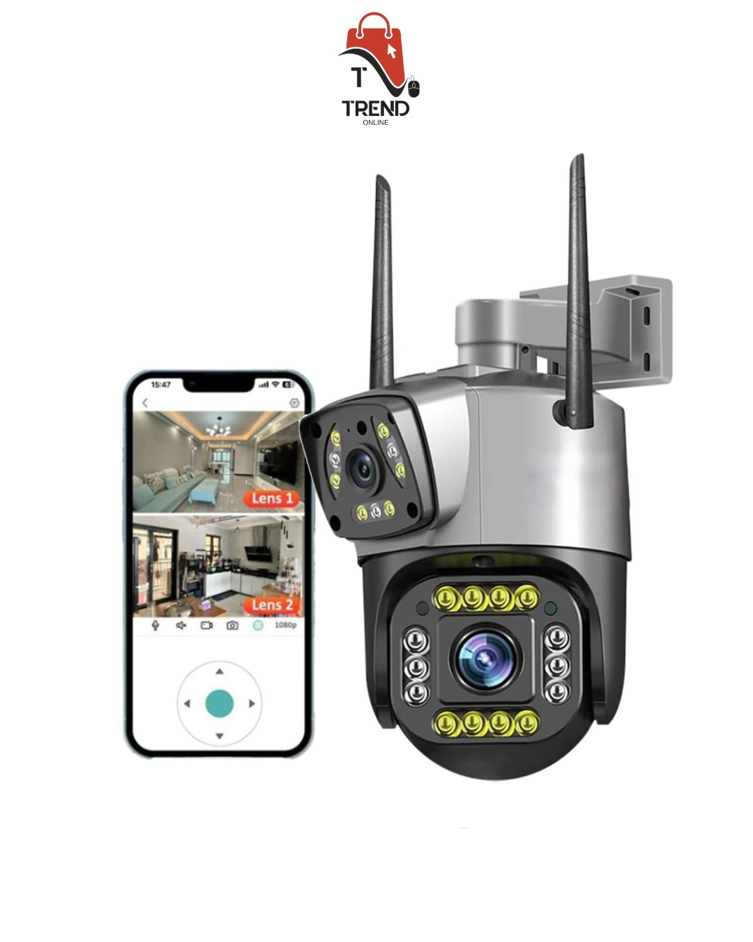Kamerë Sigurie me Dy Syna – 8MP Full HD