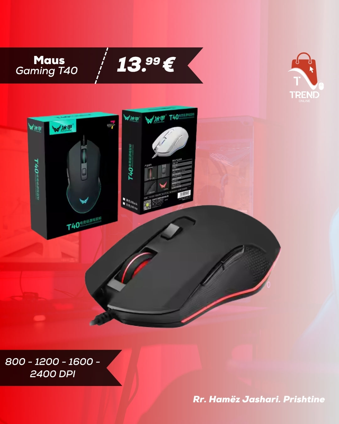 Maus Gaming T40